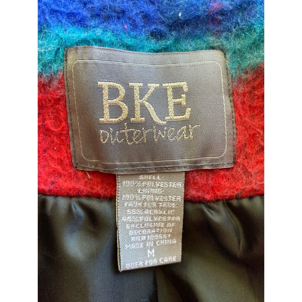 BKE Buckle Peacoat Medium Women’s Jacket Multi Color Outerwear - Picture 8 of 10
